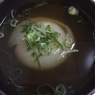 新玉ねぎの丸ごと和風スープ